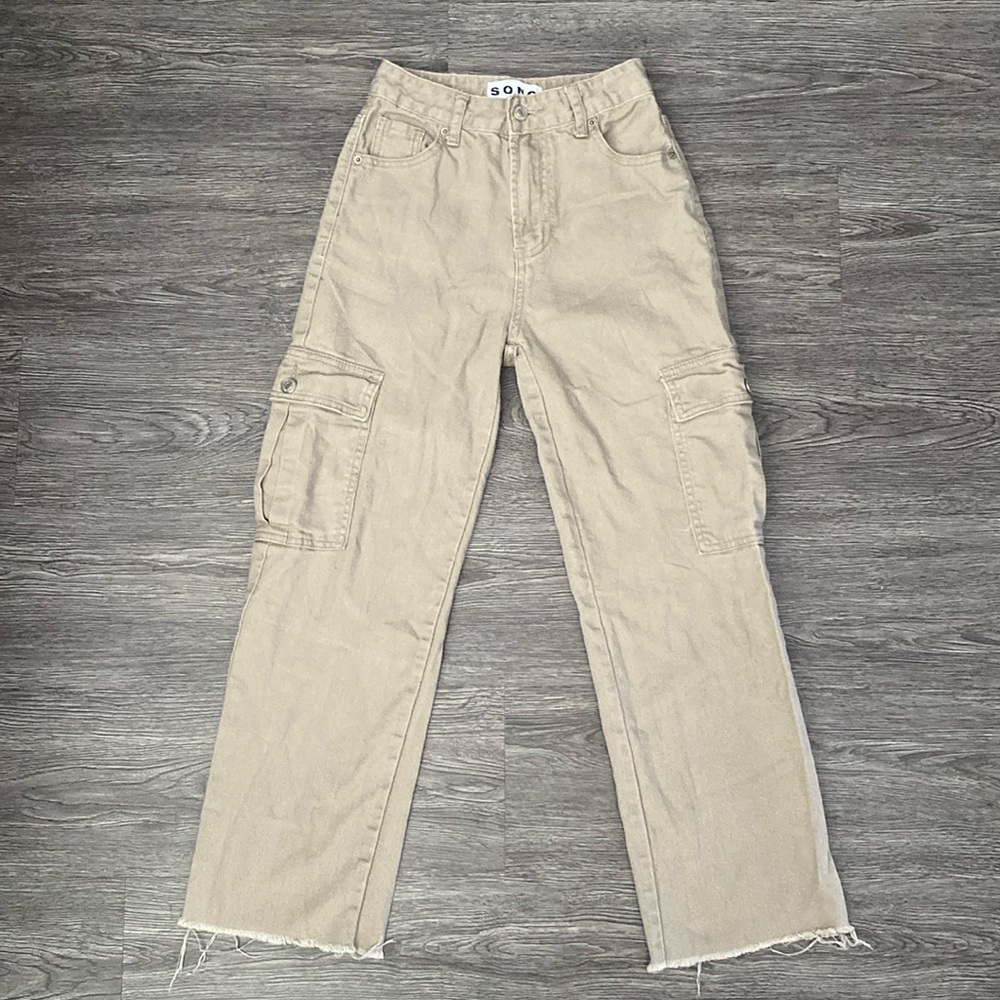 Beige Cargo pants